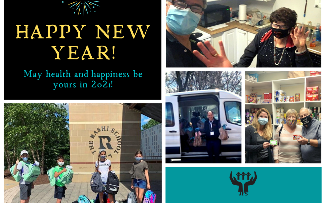 Health and Happiness to you in 2021, from JFS of Metrowest!